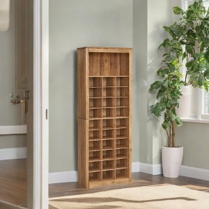 Shoe Storage Cabinet, 10 Tier Shoe Rack Organizer, Holds Up to 30 Pairs of Shoes, for Entryway Bedroom, 12.6 x 24.8 x 73.6 Inches - 1 of 4