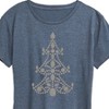Women's - Instant Message - Christmas Jewel & Sparkle Tree Short Sleeve Graphic T-Shirt - 2 of 4