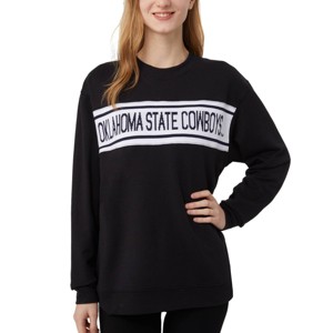 NCAA Oklahoma State Cowboys Women's Crew Neck Varsity Fashion Top - 1 of 3