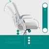 FONTOI Task and Office Chairs, Office Chair with Movable Armrests, Swivel Task Chair for Home Office, Gray, 25.2"*41.5"*25.2" - 4 of 4
