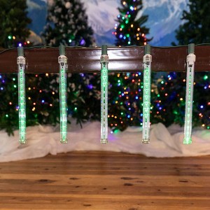 Novelty Lights LED Cascading Meteor Starfall Tube Icicle Light Pack of 5 - 1 of 4