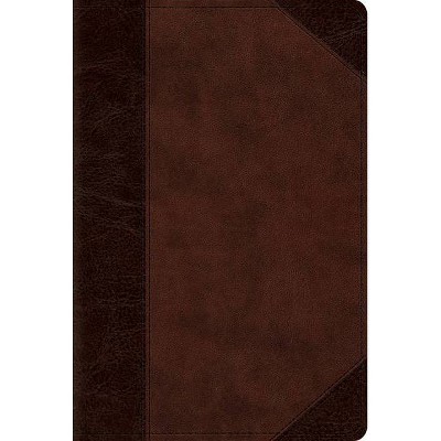 ESV Personal Reference Bible (Trutone, Brown/Walnut, Portfolio Design) - (Leather Bound)