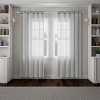 Lavish Home Curtain Rod Decorative Striped Cone Finials & Hardware- For Home Decor in Bedroom, Living Room & Kitchen- 48-84-Inch - 4 of 4