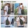 Unique Bargains Lightweight Waterpoof Anti Theft Casual Crossbody Backpack for Women Men - 2 of 4