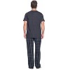Ashford & Brooks Men's Woven Short Sleeve Jersey Top & Pajama Pants Set - 3 of 4
