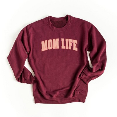 Simply Sage Market Women's Graphic Sweatshirt Curved Mom Life