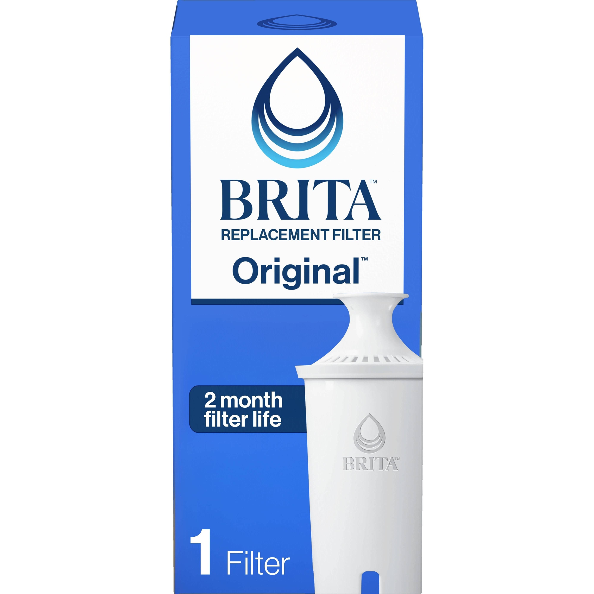 Brita Advanced Replacement Water Filter for Pitchers: Reduces Odors, Filters Chlorine