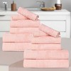 Rayon From Bamboo Cotton Blend Eco-Friendly Hypoallergenic Solid Bathroom Towel Set by Blue Nile Mills - 2 of 4
