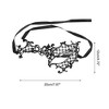 Unique Bargains Lace Half Face Party Mask Black 1 Pc - 2 of 4