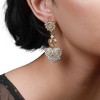 SOHI Women's Casual Drop Earrings - 4 of 4