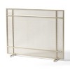 NicBex Classic Wrought Iron Fireplace Screen with Arched Top and Scrollwork Freestanding Fire Guard Safety Gate for Living Room - 3 of 4