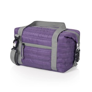 Oniva Midday Quilted Washable Insulated Lunch Bag Tote - Purple - 1 of 4