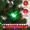 KRISRATE 6FT Pre-Lit Artificial Christmas Tree Full Tree with 1455 PVC Branch Tips, 250 Multicolored Lights/Warm White Lights,8 Light Sequences,Green - 2 of 4