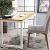 SKONYON Wood Computer Desk Gaming Desk, Study Table for Home Office Workstation - 2 of 3