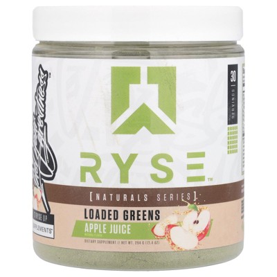 RYSE Natural Series, Loaded Greens, Apple Juice, 10.4 oz (294 g)