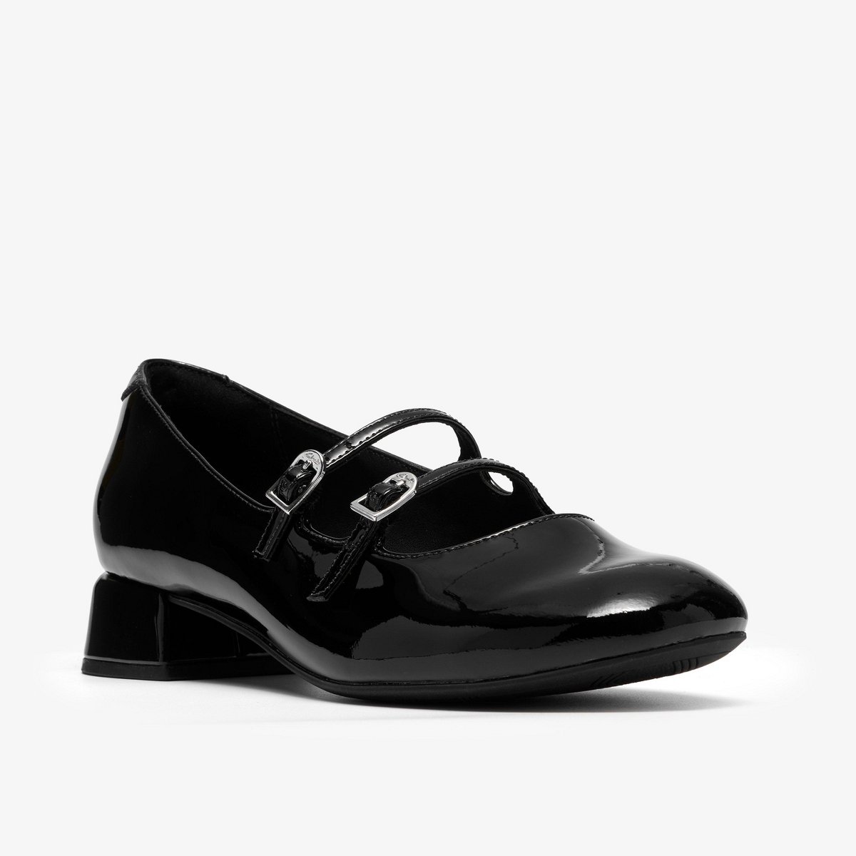 Обувь Clarks Womens Daiss 30 Shine Black Patent Shoes 8 Medium — фото 5
