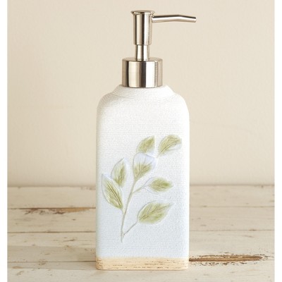 Lakeside Botanical Leaves Mechanical Hand Soap or Lotion Pump Dispenser