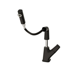ChicFurnit Bathroom Sink Faucet Pull Down Design Three Water Modes for Stylish Bathrooms, Black, 22.64"*18.5"*9.65" - 1 of 4