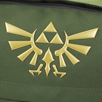 The Legend of Zelda Hyrule Crest 17" Green adult Backpack — фото 5