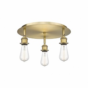 Ballston - 3 Light Flush Mount In Industrial Style-3.5 Inches Tall and 11.75 Inches Wide - 1 of 1