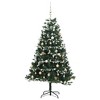 Aghana Digitals 59.1" Hinged Artificial Christmas Tree with 150 LEDs, 8 Lighting Modes, PE Tips, - 4 of 4