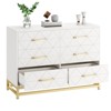 Dresser for Bedroom with 6 Drawer Double Dressers, Modern Wooden Dresser Chest - 3 of 4
