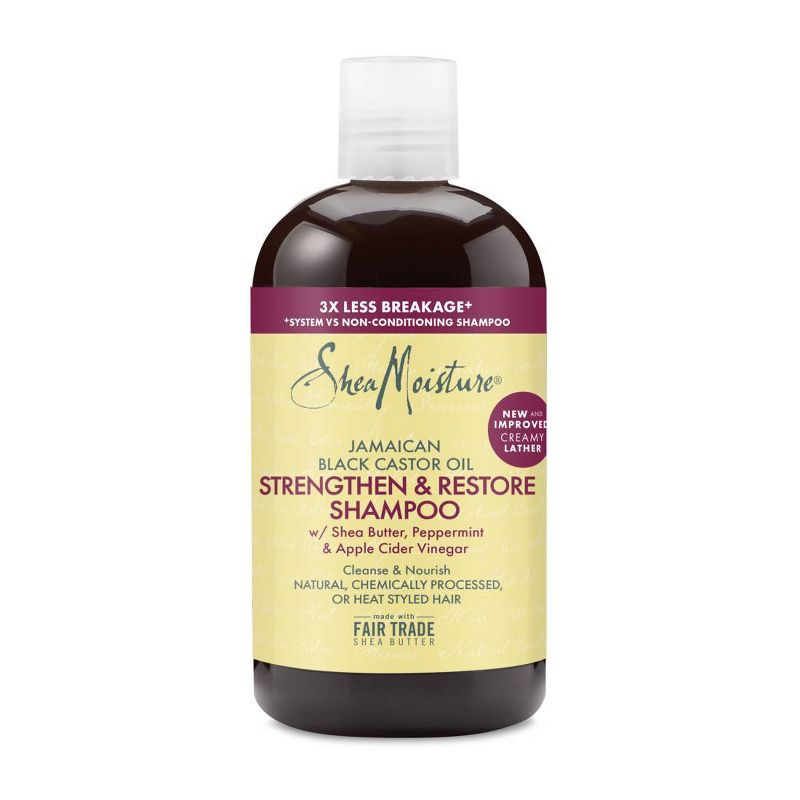 SheaMoisture Jamaican Black Castor Oil Strengthen & Restore Shampoo, 3 of 17