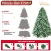 Cesicia Christmas Tree with Stable Metal Stand, Easy Assembly, Holiday Decor - 3 of 4