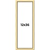 PosterPalooza | Panoramic Simple Gold Picture Frame - UV Acrylic, Foam Board Backing, Hanging Hardware - 2 of 4