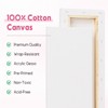 HANSILK Blank Canvases for Painting  4*12 inch of  3pcs - Art Supplies Canvas Panel - 4 of 4