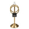 Home Mart Goods Aged Brass Gold Stainless Steel Dove Double Ring Fingertip Towel Holder With Heavy Base - 2 of 4