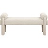 Meridian Furniture,Stefano Polyester Fabric Bench - 3 of 4