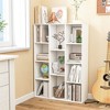 Tangkula 2PCS 11-Cube Bookcase Modern Geometric Bookshelf Storage w/ Anti-tipping Kits - 4 of 4