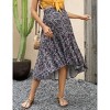 Maternity Dress High Waist Maternity Patchwork Long Skirt - 2 of 4