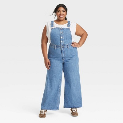 Women's Denim Sailor Overalls - Universal Thread™