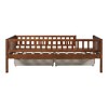TOAOTBNBO Modern Platform Bed with Two Drawers, Classic Bed Frames with Strong Legs, Comfortable Bed with Storage, Gray - 2 of 4