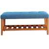 ONWITH 48 inch Storage Ottoman Bench, Bench with Storage, for Entryway, Bedroom, Living Room - 3 of 4