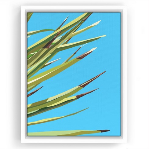 Americanflat - 30x40 Floating Canvas White - Joshua Tree Blue Skies By  Jenni Pirmann : Target