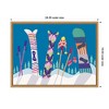 Kate & Laurel All Things Decor Sylvie Framed Canvas Winter Ski Village by Rachel Lee - 2 of 4