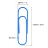Unique Bargains Large Size Metal Prevent Tearing Pages Home Office Paper Clip 20 Pcs - 2 of 4