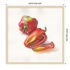 Amanti Art Still Life Pepper by Samira Yanushkova Wood Framed Wall Art Print - 3 of 4