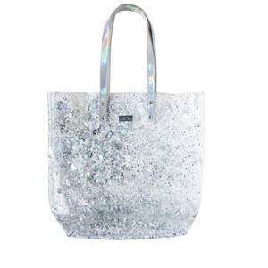 Packed Party Tote Bag - Womens Small Fashion Shoulder Bucket Bag- Trendy Look for Work Travel and the Beach (Metallic) - 1 of 4