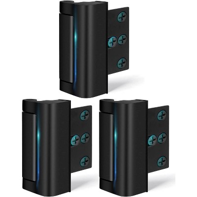 DOMETOUR Home Security Door Reinforcement Lock, Metal Child Safety Lock, Extra High Security Interior & Front Door Latch