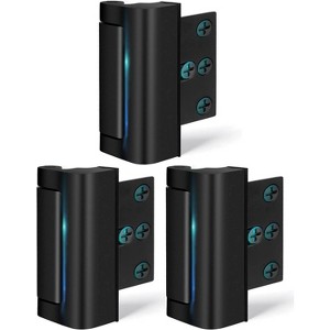 DOMETOUR Home Security Door Reinforcement Lock, Metal Child Safety Lock, Extra High Security Interior & Front Door Latch - 1 of 4