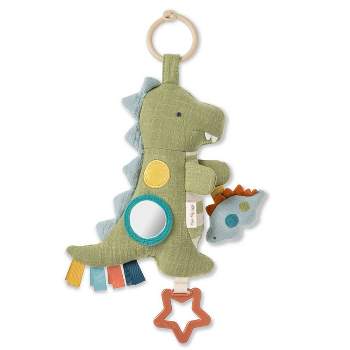 Fisher-Price Baby Toys Twist & Teethe Otter 2 en 1 - Sonajero y mordedor  sin BPA con anillos texturizados para juegos motorizados finos infantiles