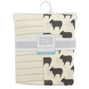 Hudson Baby Infant Cotton Fitted Crib Sheet, Sheep - 2 of 2