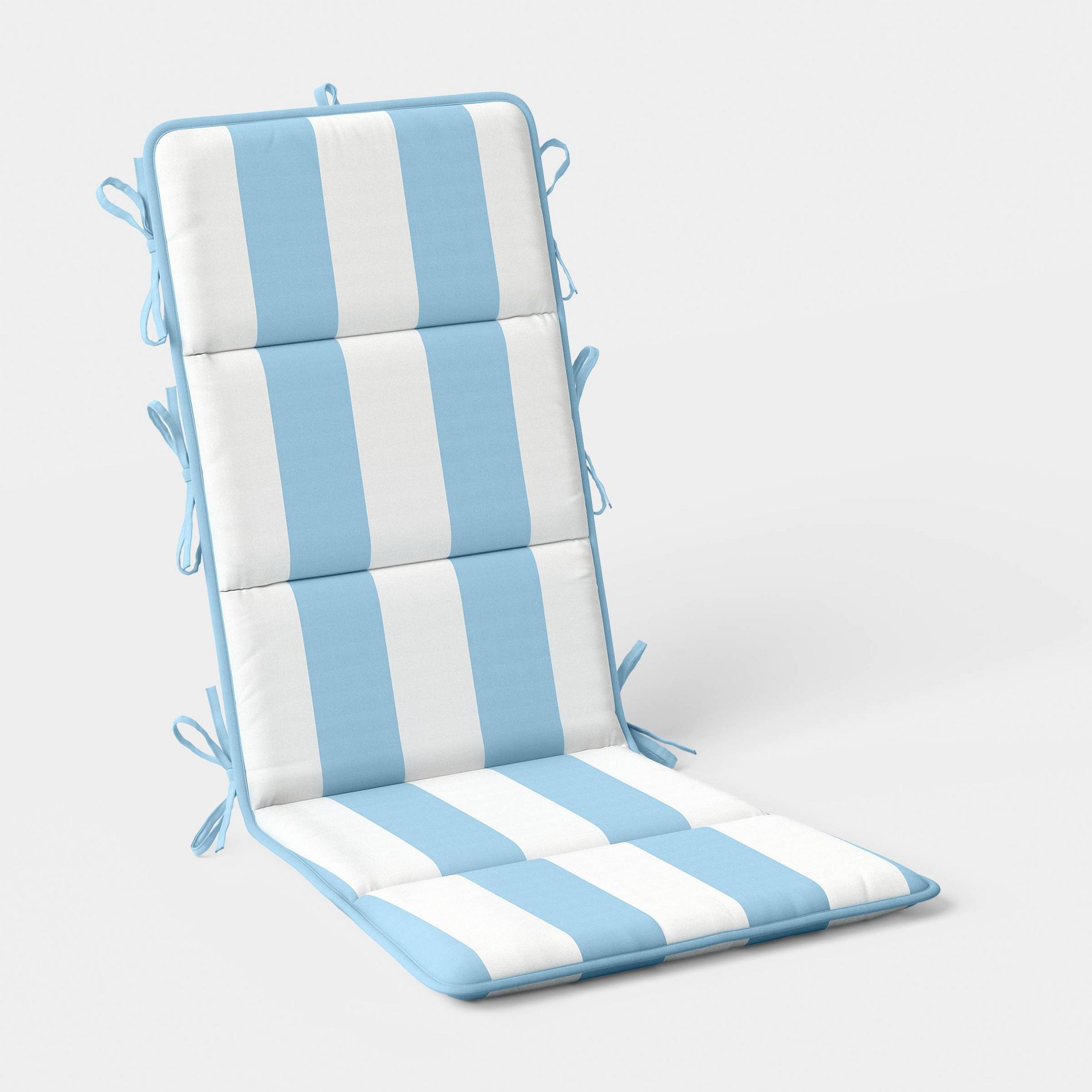 20"x20" 23" Thick Striped Outdoor 1pc Chair Cushion - Room Essentials™