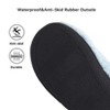 Women's Plush Loafers Style Slippers, Anti-Skid Sole, Plush House Shoes with Fur Lining - 4 of 4