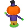 Gemmy Airblown Inflatable JOL Boy , 4 ft Tall, Multi - 4 of 4