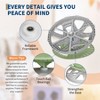 Kids Sensory Swivel Chair with Safety Handle & Non-Slip Design, Spinning Chair for Autistic Kids, Training Body Coordination - 2 of 4